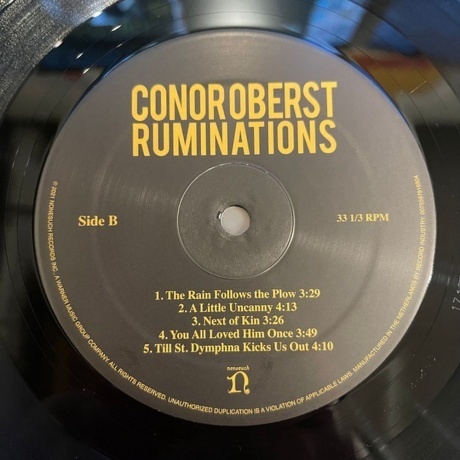 Conor Oberst - Ruminations (0075597916904) виниловая пластинка - фото 7