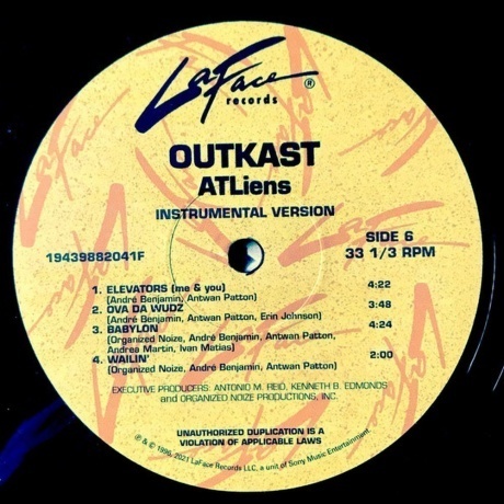 Outkast - Atliens - deluxe (0194398820415) виниловая пластинка - фото 11