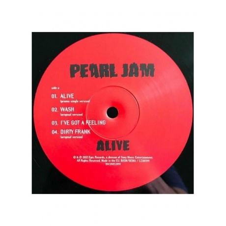 Pearl Jam - Alive (EP) (0194398539911) виниловая пластинка - фото 4