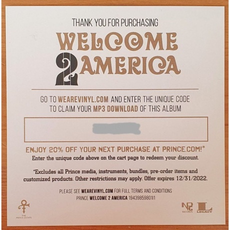 Prince - Welcome 2 America (Box) (0194398661612) виниловая пластинка - фото 13