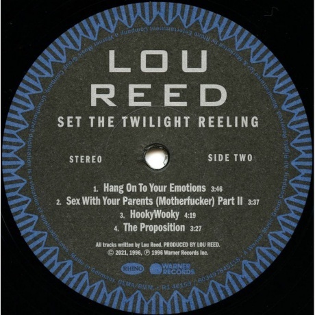 Lou Reed - Set The Twilight Reeling (0603497845118) виниловая пластинка - фото 4