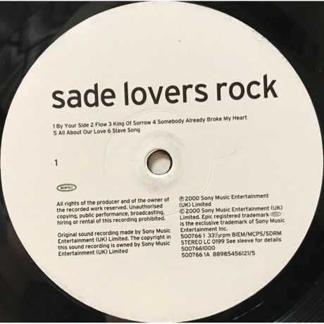 Sade - This Far (Box) (Half Speed) (0889854561215) виниловая пластинка - фото 15