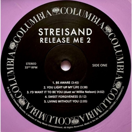 Barbra Streisand - Release Me 2 (coloured) (0194398840710) виниловая пластинка - фото 3