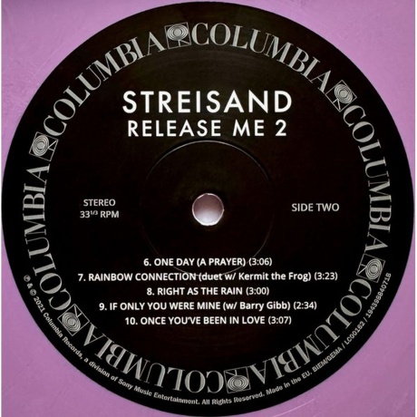 Barbra Streisand - Release Me 2 (coloured) (0194398840710) виниловая пластинка - фото 4