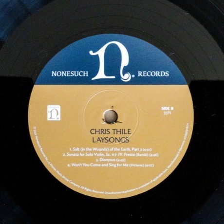Chris Thile - Laysongs (0075597916171) виниловая пластинка - фото 4
