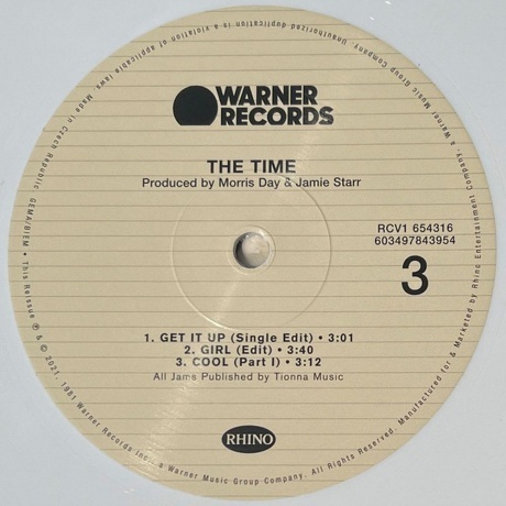 The Time - The Time (coloured) (0603497843954) виниловая пластинка - фото 5