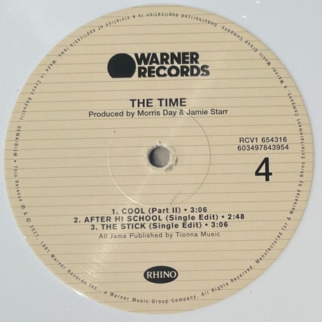 The Time - The Time (coloured) (0603497843954) виниловая пластинка - фото 6