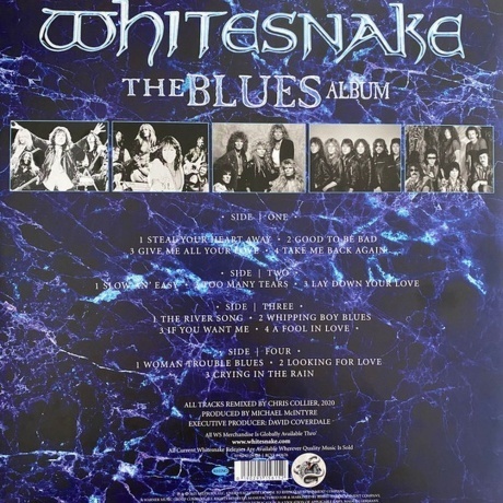 Whitesnake - The Blues Album (Ocean Blue) (0190295156152) виниловая пластинка - фото 2