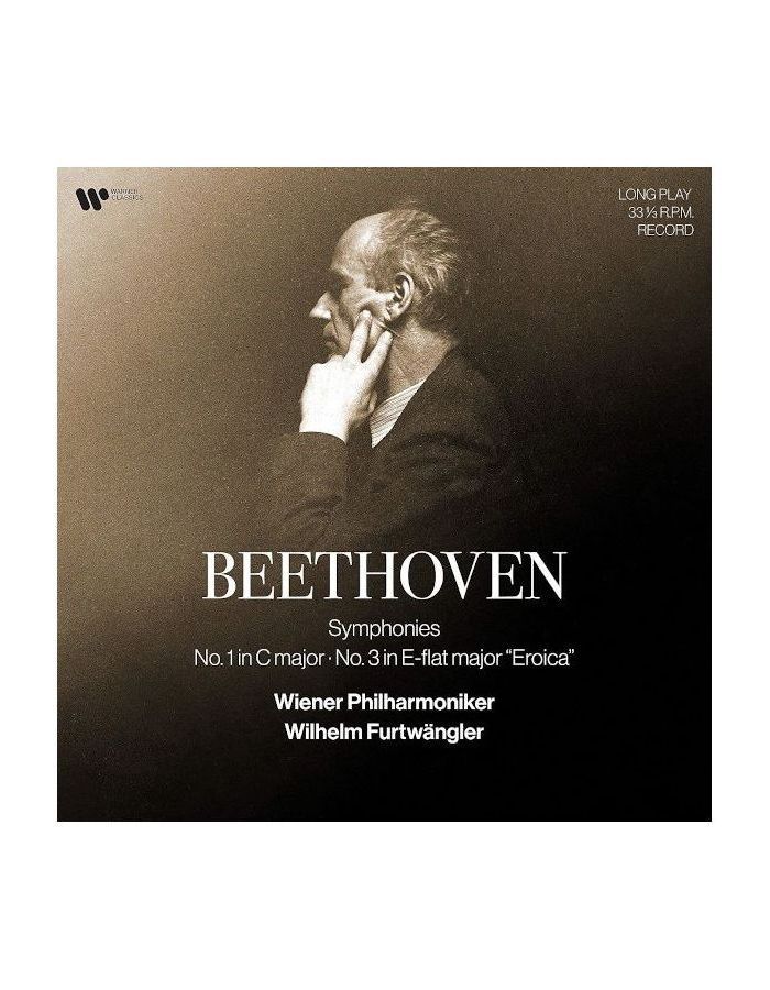 Виниловая пластинка Wilhelm Furtwangler, Beethoven: Symphonies Nos. 1 & 3 'Eroica' (Newly Remastered In 24-Bit/192Khz From Original Tapes) (0190295102029)