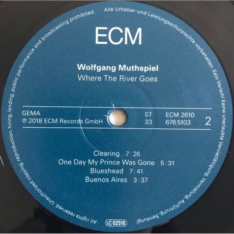 Wolfgang Muthspiel - Where The River Goes (0602567651031) виниловая пластинка - фото 4