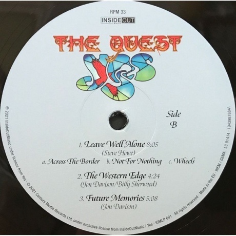 Yes - The Quest (0194398788418) виниловая пластинка - фото 6