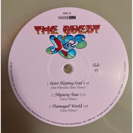 Yes - The Quest (Box) (coloured) (0194398788111) виниловая пластинка - фото 9