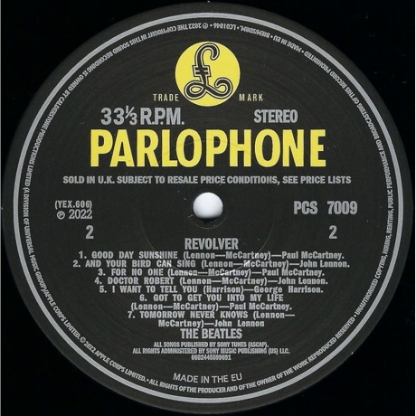 The Beatles - Revolver (Half Speed) (0602445599691) виниловая пластинка - фото 5