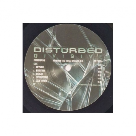 Виниловая Пластинка Disturbed, Divisive (0093624871149) - фото 5