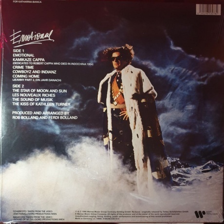 Falco - Emotional (coloured) (0190296530784) виниловая пластинка - фото 2