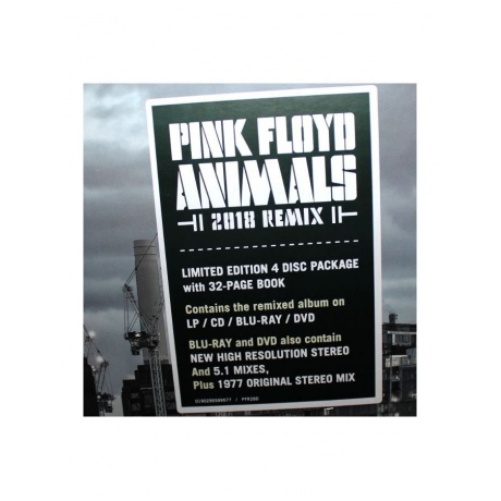 Виниловая Пластинка Pink Floyd, Animals (2018 Remix) (0190295599577) - фото 3