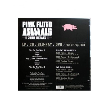 Виниловая Пластинка Pink Floyd, Animals (2018 Remix) (0190295599577) - фото 4