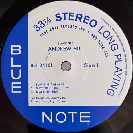 Andrew Hill - Black Fire (Analogue, Tone Poet) (0602577520211) виниловая пластинка - фото 4
