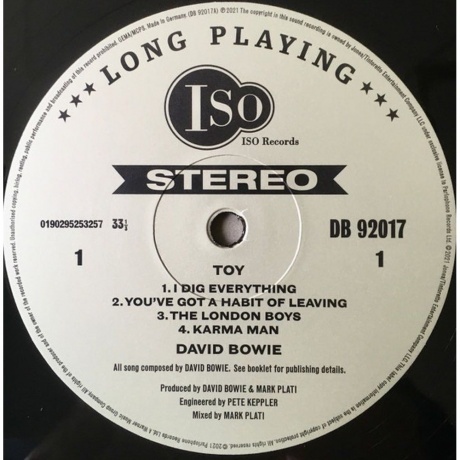 Bowie David - Toy (0190295253257) виниловая пластинка - фото 3