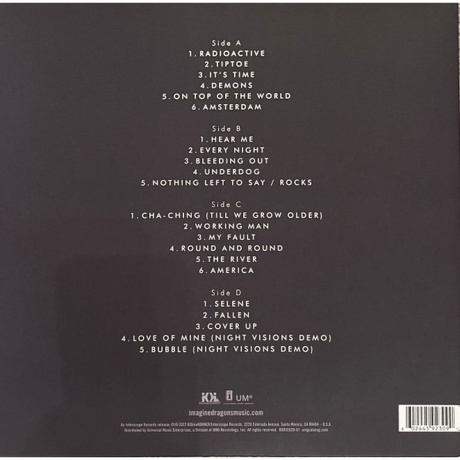 Imagine Dragons - Night Visions (0602445923090) виниловая пластинка - фото 5