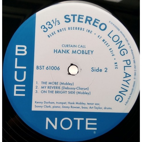 Hank Mobley - Curtain Call (Analogue, Tone Poet) (0602435519807) виниловая пластинка - фото 5