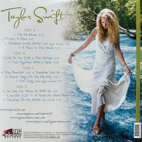 Taylor Swift - Taylor Swift (0843930021154) виниловая пластинка - фото 4