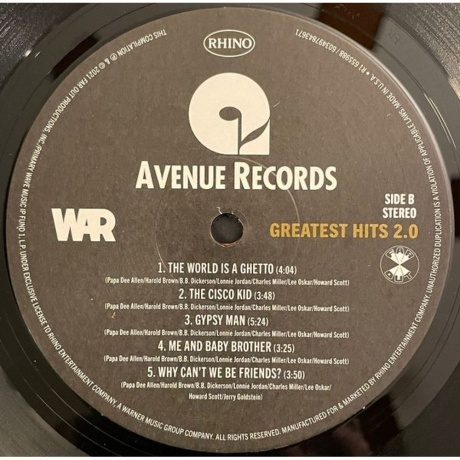 War - Greatest Hits 2.0 (0603497843671) виниловая пластинка - фото 5