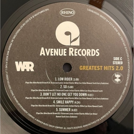 War - Greatest Hits 2.0 (0603497843671) виниловая пластинка - фото 6