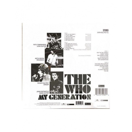 Виниловая Пластинка Who, The My Generation (0602435599816) - фото 3