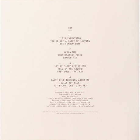 David Bowie - Toy (V10) (Box) (0190296773259) виниловая пластинка - фото 17