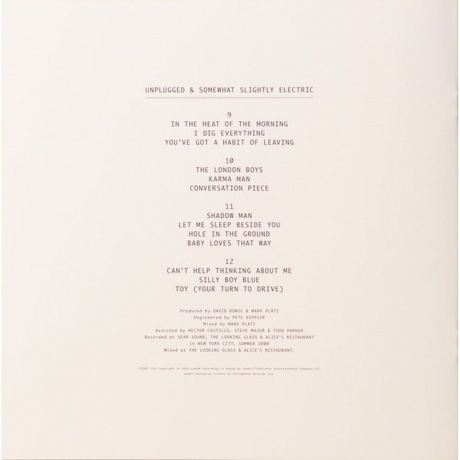 David Bowie - Toy (V10) (Box) (0190296773259) виниловая пластинка - фото 19