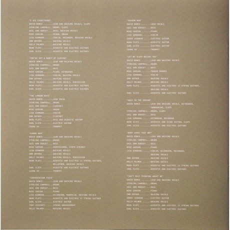 David Bowie - Toy (V10) (Box) (0190296773259) виниловая пластинка - фото 20