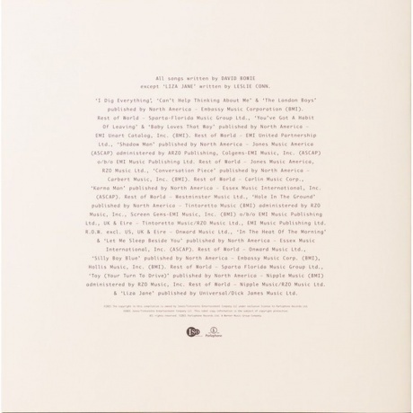 David Bowie - Toy (V10) (Box) (0190296773259) виниловая пластинка - фото 22