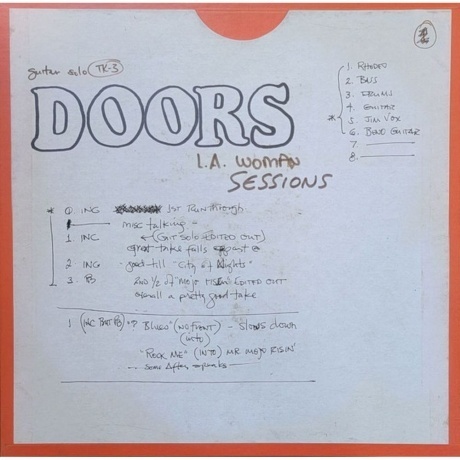 

The Doors - L.A. Woman Sessions (0603497842230) виниловая пластинка