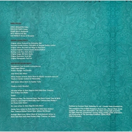 Marillion - Holidays In Eden (Box) (0190296609190) виниловая пластинка - фото 42