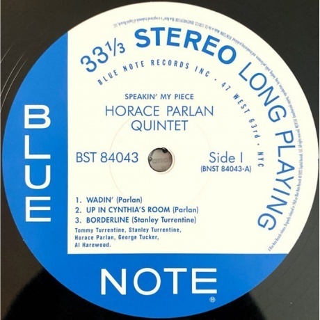Horace Parlan - Speakin' My Piece (0602448595508) виниловая пластинка - фото 3