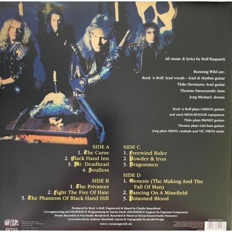 Running Wild - Black Hand Inn (coloured) (4050538844573) виниловая пластинка - фото 2