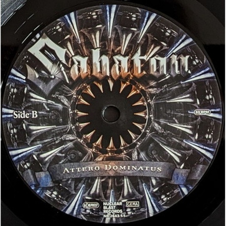 Sabaton - Attero Dominatus (0727361264345) виниловая пластинка - фото 4