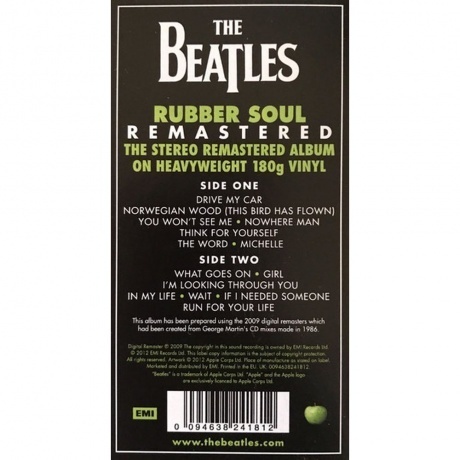 The Beatles - Rubber Soul (0094638241812) виниловая пластинка - фото 6