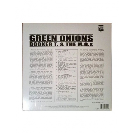 Виниловая Пластинка Booker T. &amp; The M.G.'S, Green Onions (0603497837571) - фото 2