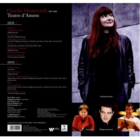 Виниловая Пластинка L'Arpeggiata, Christina Pluhar, Monteverdi: Teatro D'Amore (5054197250101) - фото 2