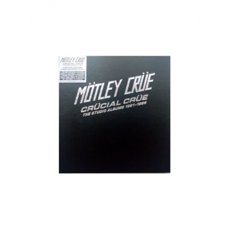 Виниловая Пластинка Motley Crue, Crucial Crue - The Studio Albums 1981-1989 (4050538816327) - фото 1
