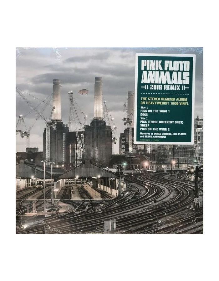 виниловая пластинка pink floyd animals 2018 remix lp Виниловая Пластинка Pink Floyd, Animals (2018 Remix) (0190295600532)
