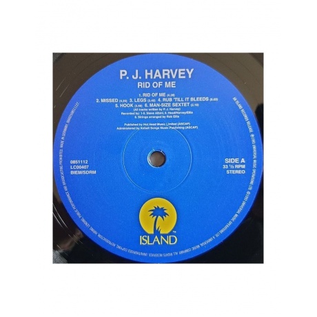 Виниловая Пластинка Pj Harvey, Rid Of Me (0602508511127) - фото 3
