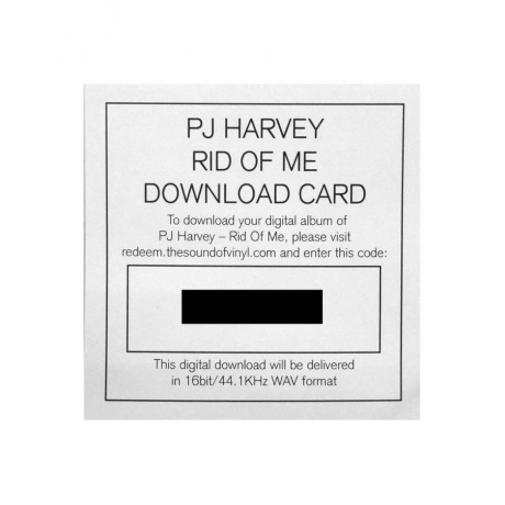 Виниловая Пластинка Pj Harvey, Rid Of Me (0602508511127) - фото 7