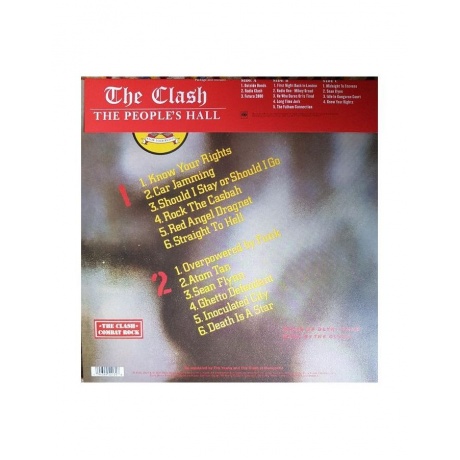 Виниловая пластинка Clash, The, Combat Rock + The People'S Hall (0194399551318) - фото 2
