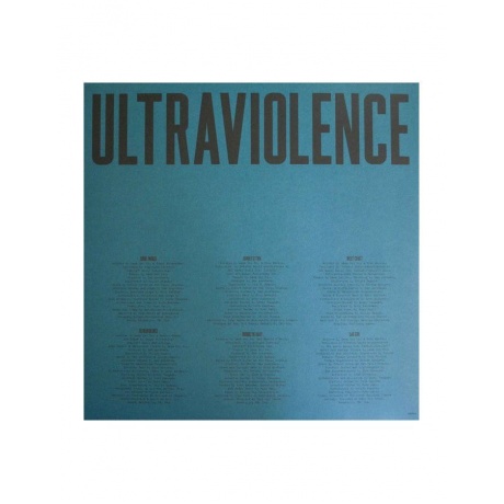 Виниловая пластинка Del Rey, Lana, Ultraviolence (3787448) - фото 5