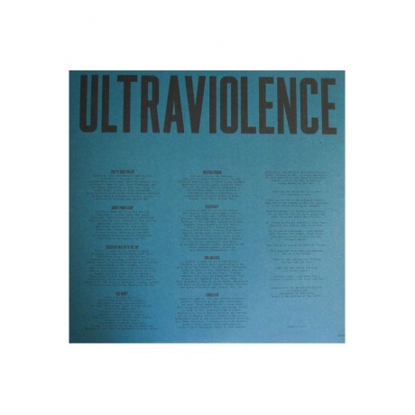 Виниловая пластинка Del Rey, Lana, Ultraviolence (3787448) - фото 10