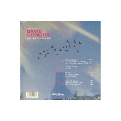 Виниловая пластинка Gilmour, David, Live In Stockholm 1984 (5065010091986) - фото 2