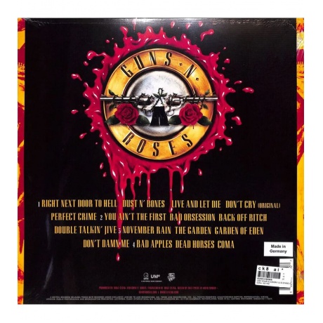 Виниловая пластинка Guns N' Roses, Use Your Illusion I (0602445117307) - фото 3